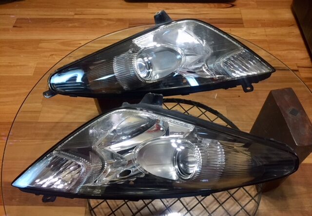 Headlights after restoration